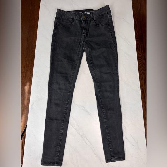 EUC American Eagle Outfitters Sateen Jeggings - Picture 3 of 9